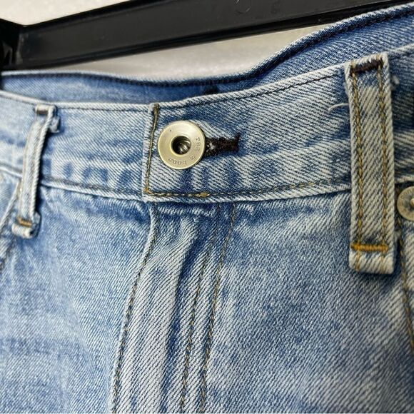 Rag & bone Distressed Boy Denim Shorts in Martini Raw Hem 27 - Picture 3 of 8